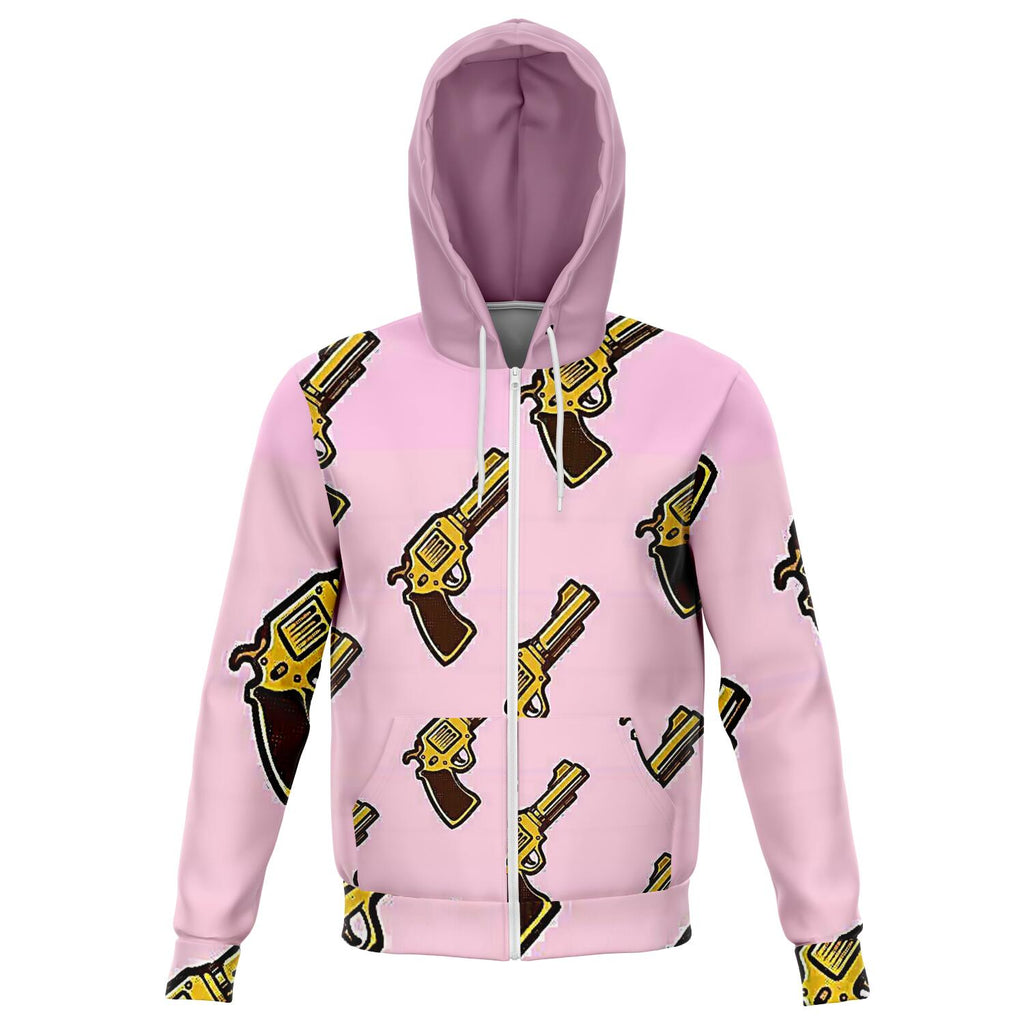 Saved By A Pink Gun Pullover Pink Hoodie