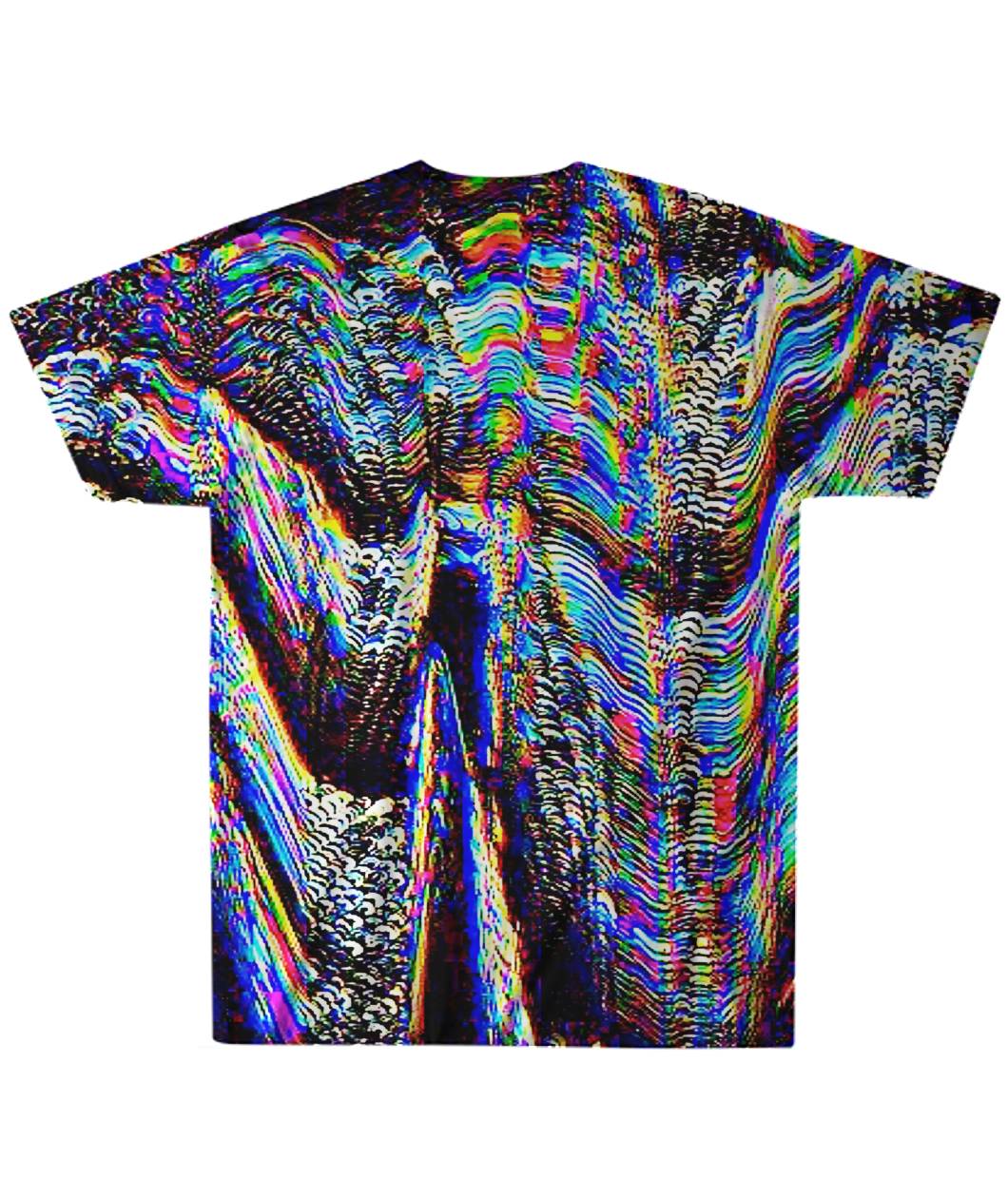 VHS Glitch All Over Print T-Shirt