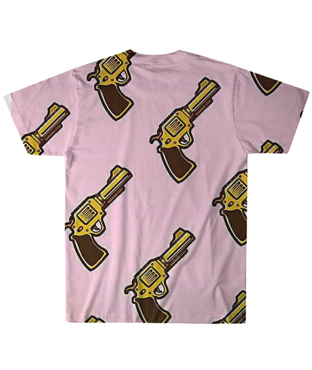 Saved By A Pink Gun Custom Tee Shirt