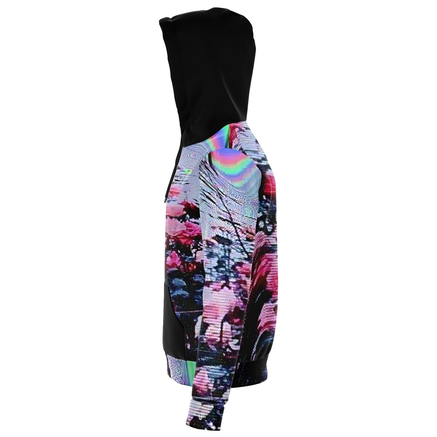 PSYCHEDELIC MANNN BLACK HOODIE SWEATSHIRT