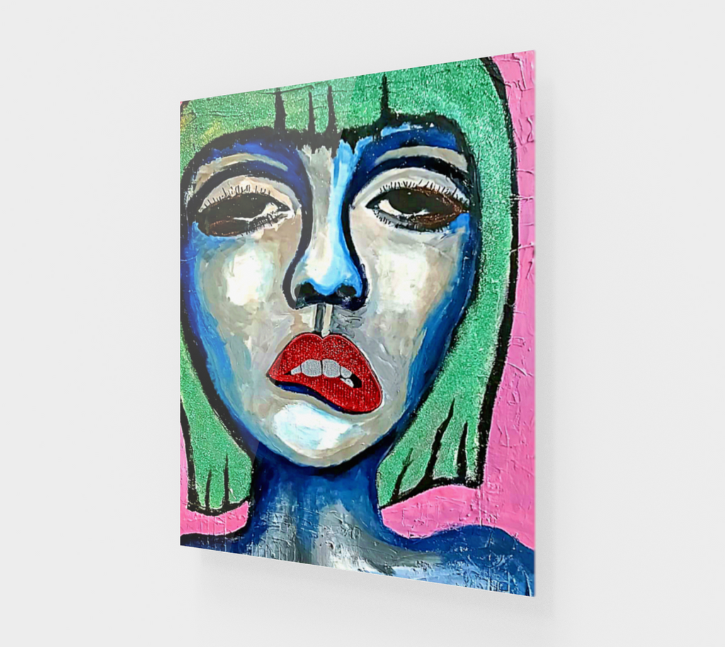 Girl With The Mint Hair