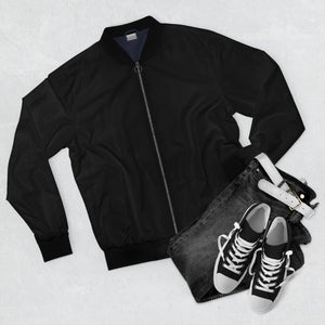 We The Self Governed Black Bomber Jacket