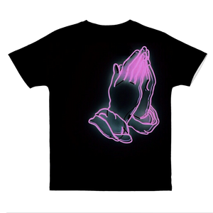 PRAY Neon Prayers All Over Print Tee