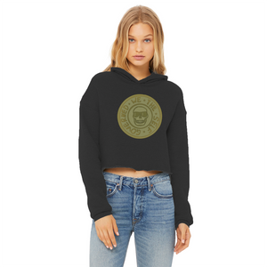 Neon Yellow WE THE SELF GOVERNED Logo Cropped Women’s Hoodie