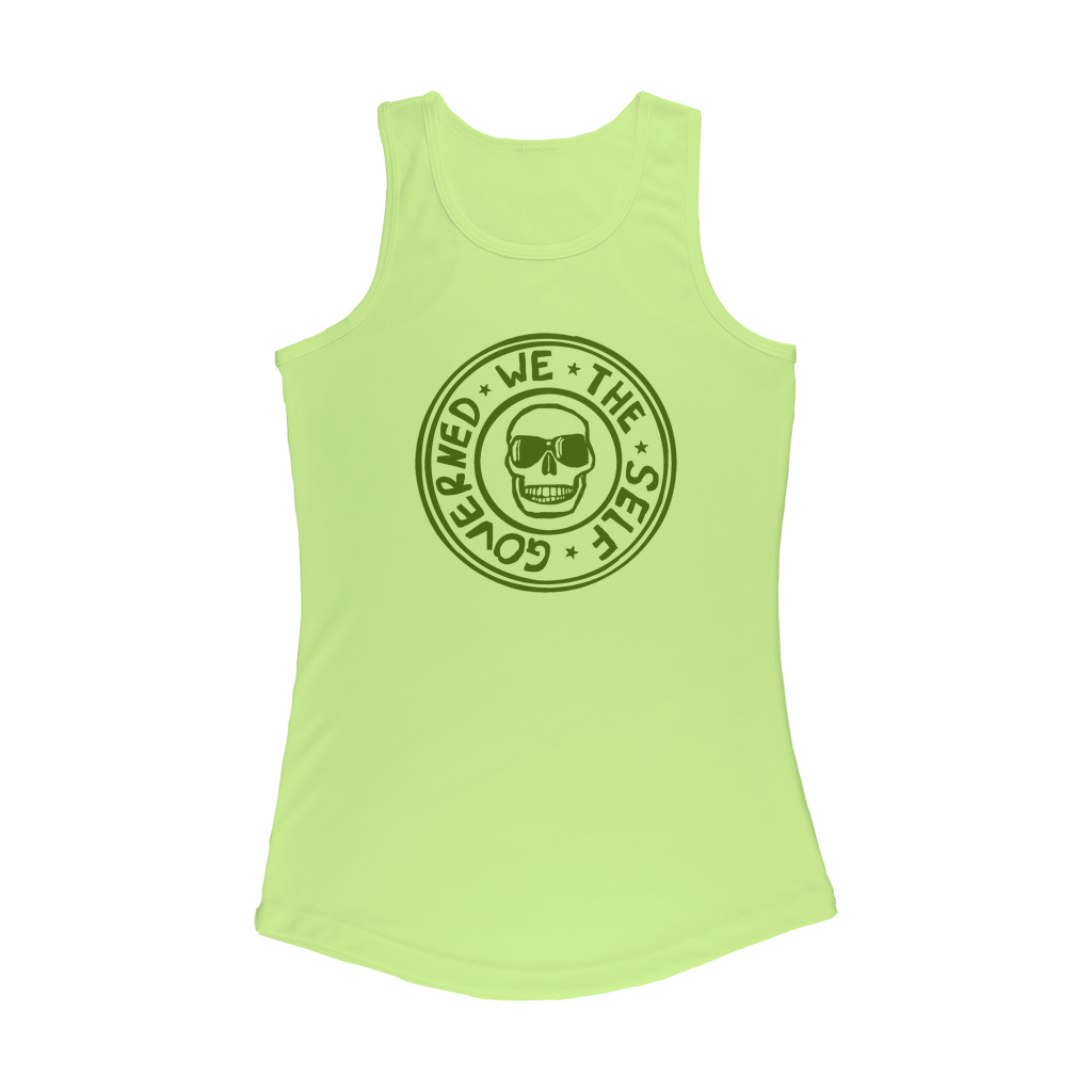 We The Self Governed Logo Women's Racerback Tank Top