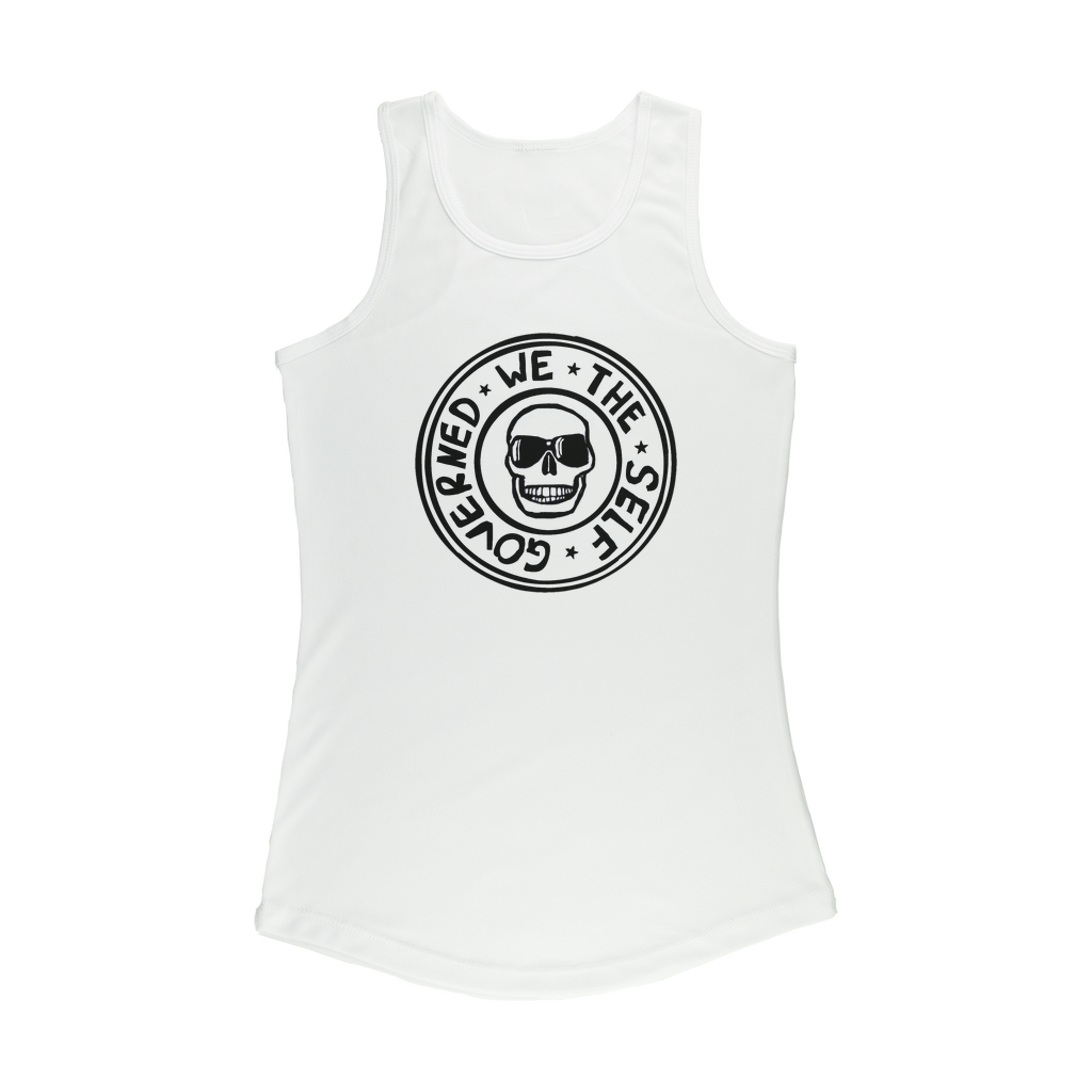 We The Self Governed Logo Women's Racerback Tank Top