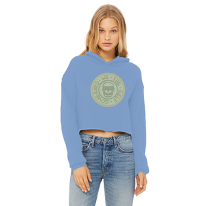 Neon Yellow WE THE SELF GOVERNED Logo Cropped Women’s Hoodie
