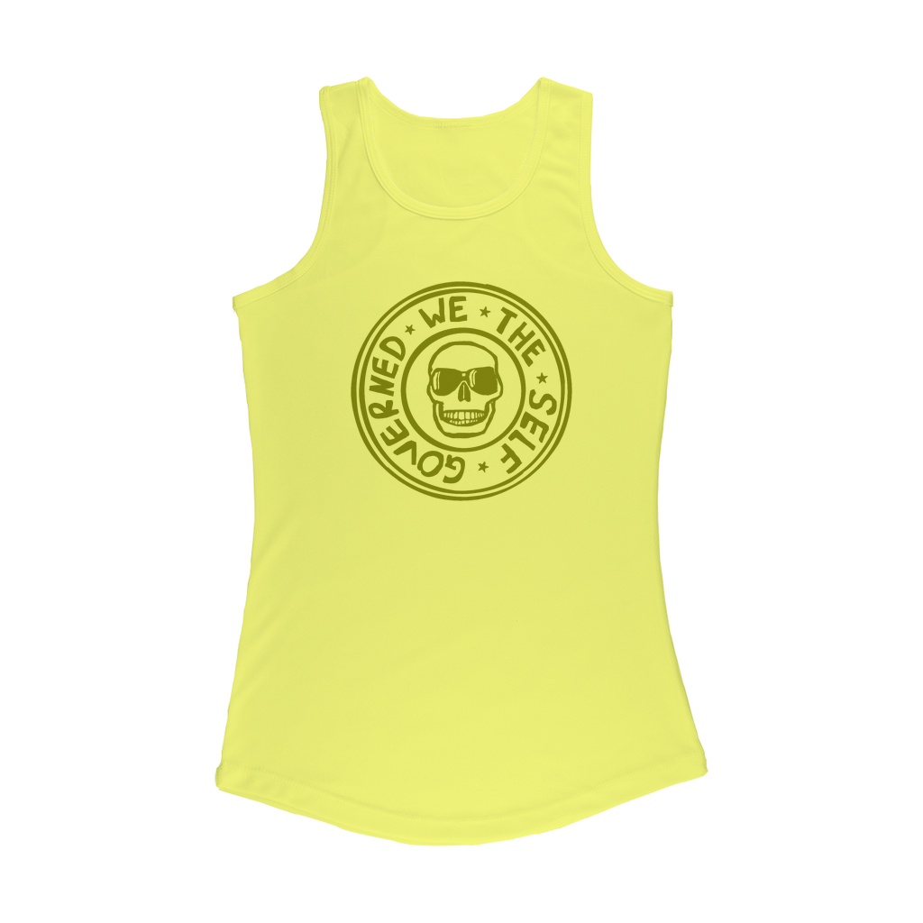 We The Self Governed Logo Women's Racerback Tank Top