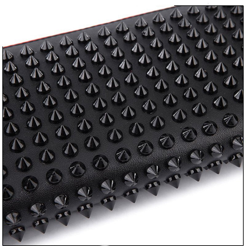 Designer Inspired Rivet Studded 100% Italian Leather Fashion Wallet