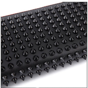 Designer Inspired Rivet Studded 100% Italian Leather Fashion Wallet