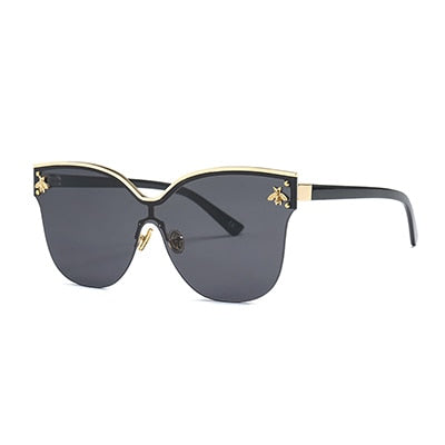 Vintage Cat Eye Golden Bee Fashion Sunglasses UV400