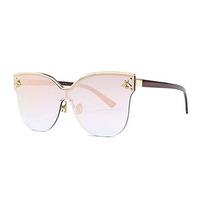 Vintage Cat Eye Golden Bee Fashion Sunglasses UV400