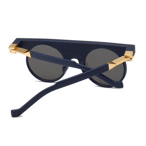 Fashion Steampunk Round Frame Vintage Sunglasses UV400 Protection 2019