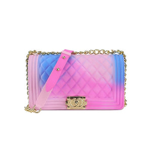 Designer Inspired Luxury Jelly Material Colorful Fashion Handbags