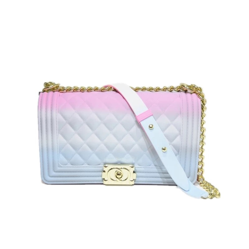 Designer Inspired Luxury Jelly Material Colorful Fashion Handbags