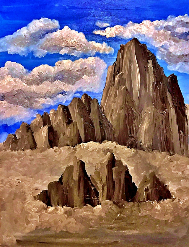 Mountains In The Clouds | Landscape Wall Art