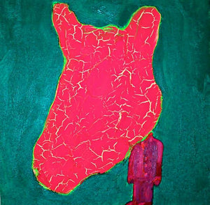 Pin The Head On The Donkey | Oil on Small Canvas Painting