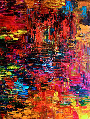 The Inferno | Abstract Art Contemporary Painting
