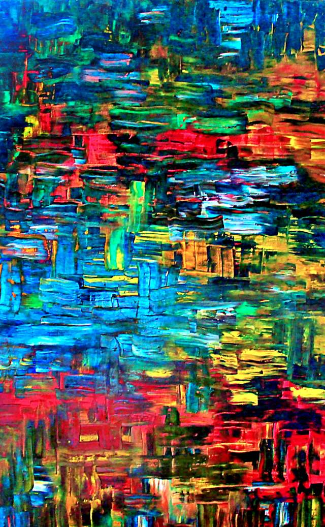 Walk In The Park | Abstract Wall Art Contemporary Painting