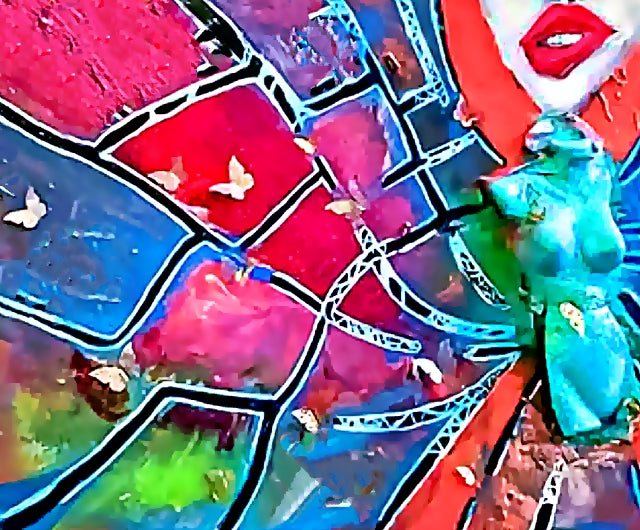 Butterfly Glazed | Texture Oil Painting