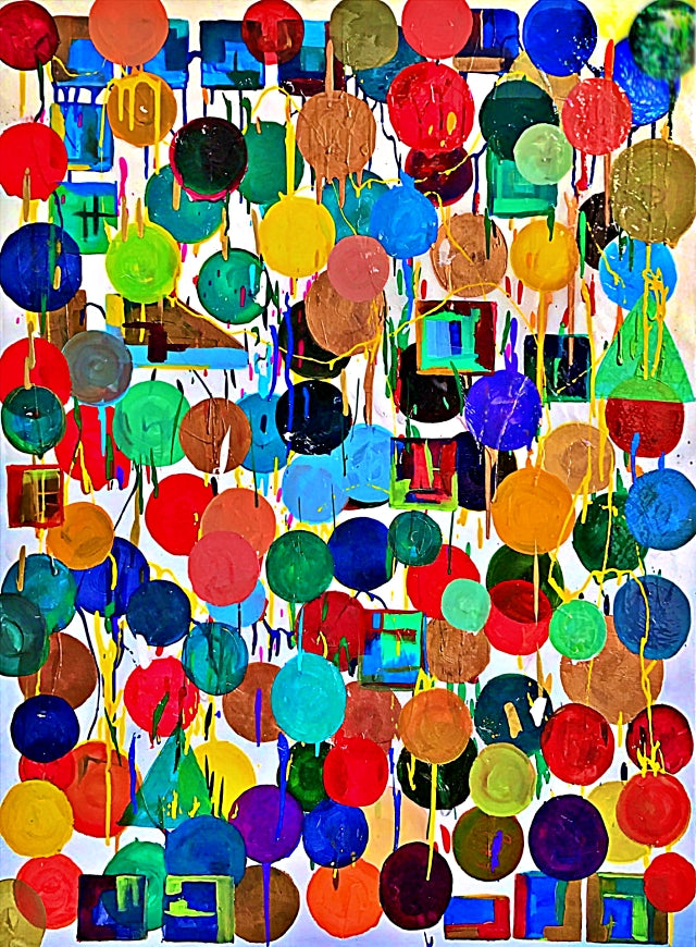 Circles | Abstract Geometric Painting