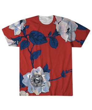 White Oleander All Over Print T-Shirt
