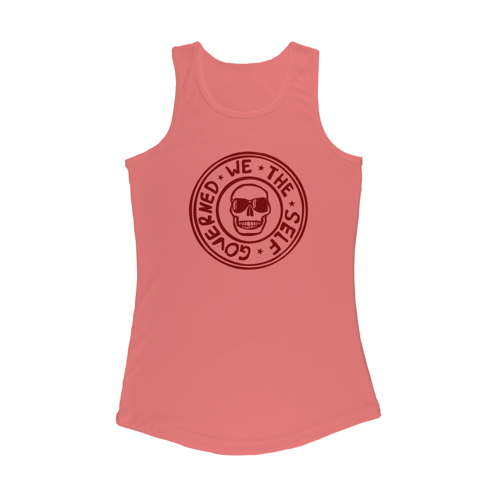 We The Self Governed Logo Women's Racerback Tank Top