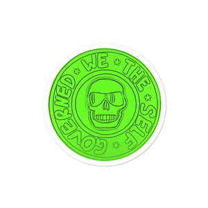 WTSG Neon Green Sticker Decal