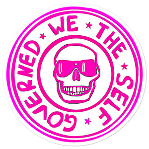 WTSG Pink Logo Custom Stickers