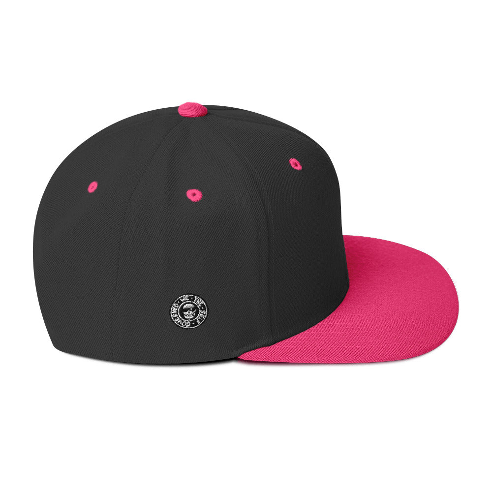 WTSG Black Logo Snapback Hat