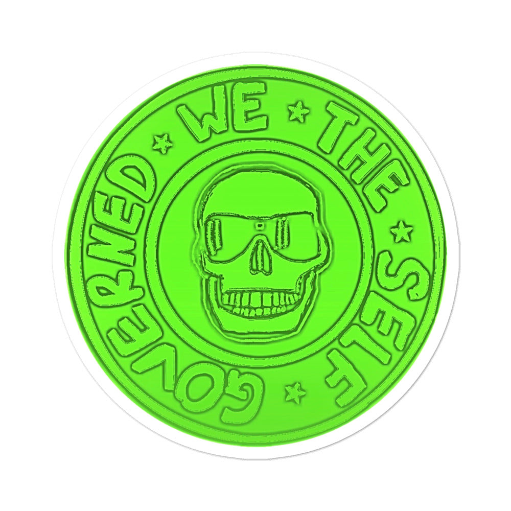 WTSG Neon Green Sticker Decal