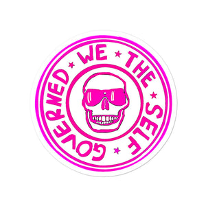 WTSG Pink Logo Custom Stickers