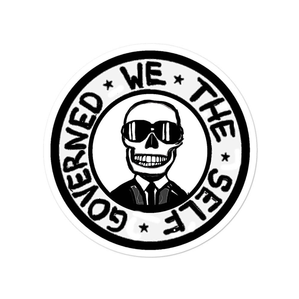 We The Self Governed Logo Vinyl Stickers