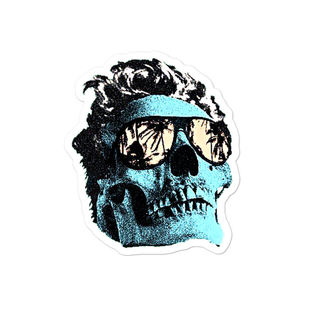 Blue Skull Custom Vinyl Sticker Decals