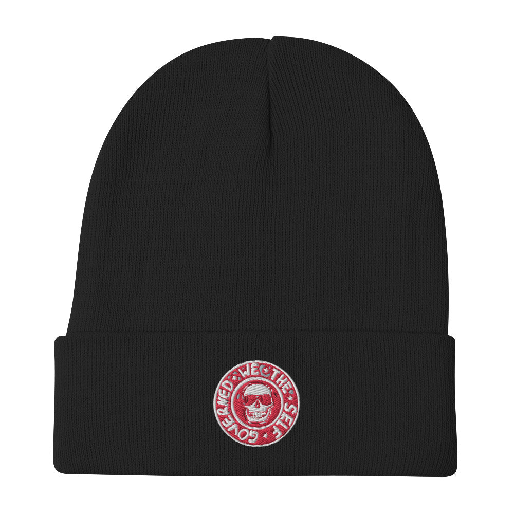 WTSG Logo Black Knit Beanie