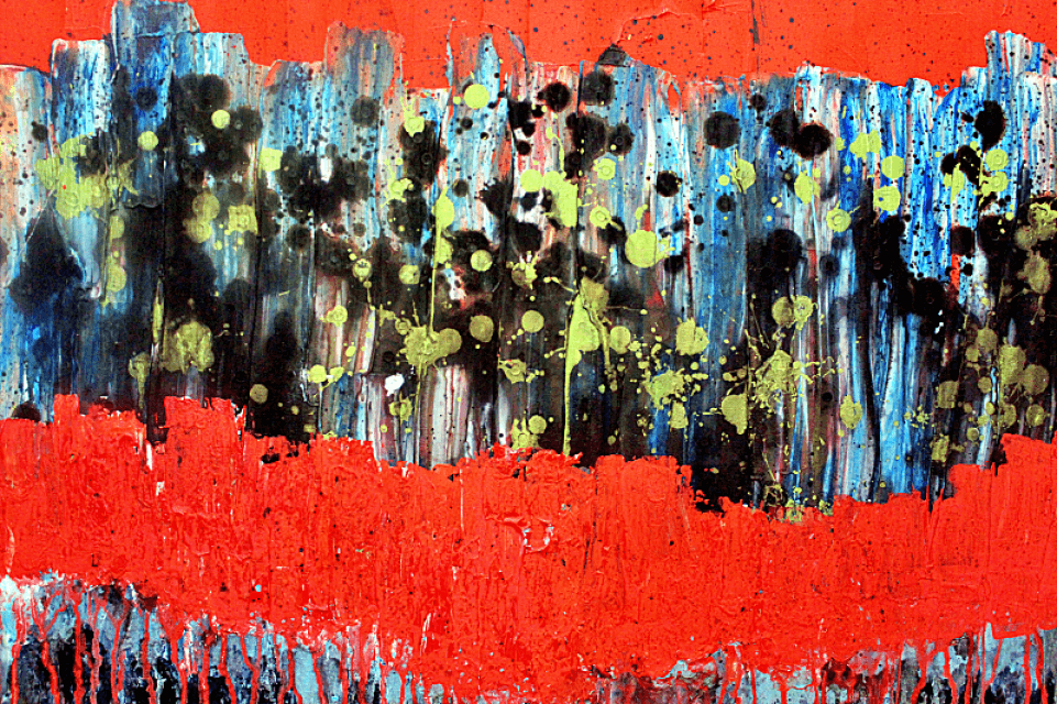 Wildflowers | Colorful Abstract Painting