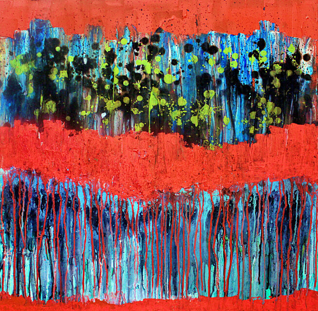 Wildflowers | Colorful Abstract Painting